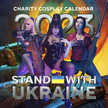 Load image into Gallery viewer, STAND WITH UKRAINE - CHARITY COSPLAY CALENDAR 2023
