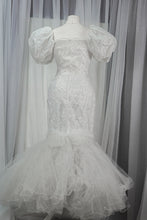 Load image into Gallery viewer, Romantic Wedding Dress with Floral Ornament - In Stock
