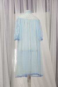 Blue Romantic Vintage Nightgown - In Stock