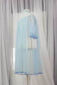 Blue Romantic Vintage Nightgown - In Stock