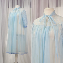 Load image into Gallery viewer, Blue Romantic Vintage Nightgown - In Stock
