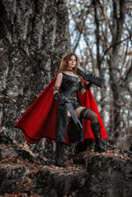 Load image into Gallery viewer, Red Riding Hood Fantasy Costume with Cloak - In Stock
