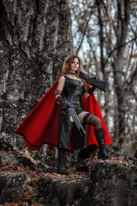 Red Riding Hood Fantasy Costume with Cloak - In Stock