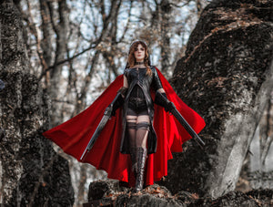 Red Riding Hood Fantasy Costume with Cloak - In Stock