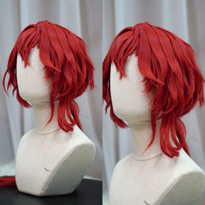 Diluc Styled  Cosplay Wig - In Stock